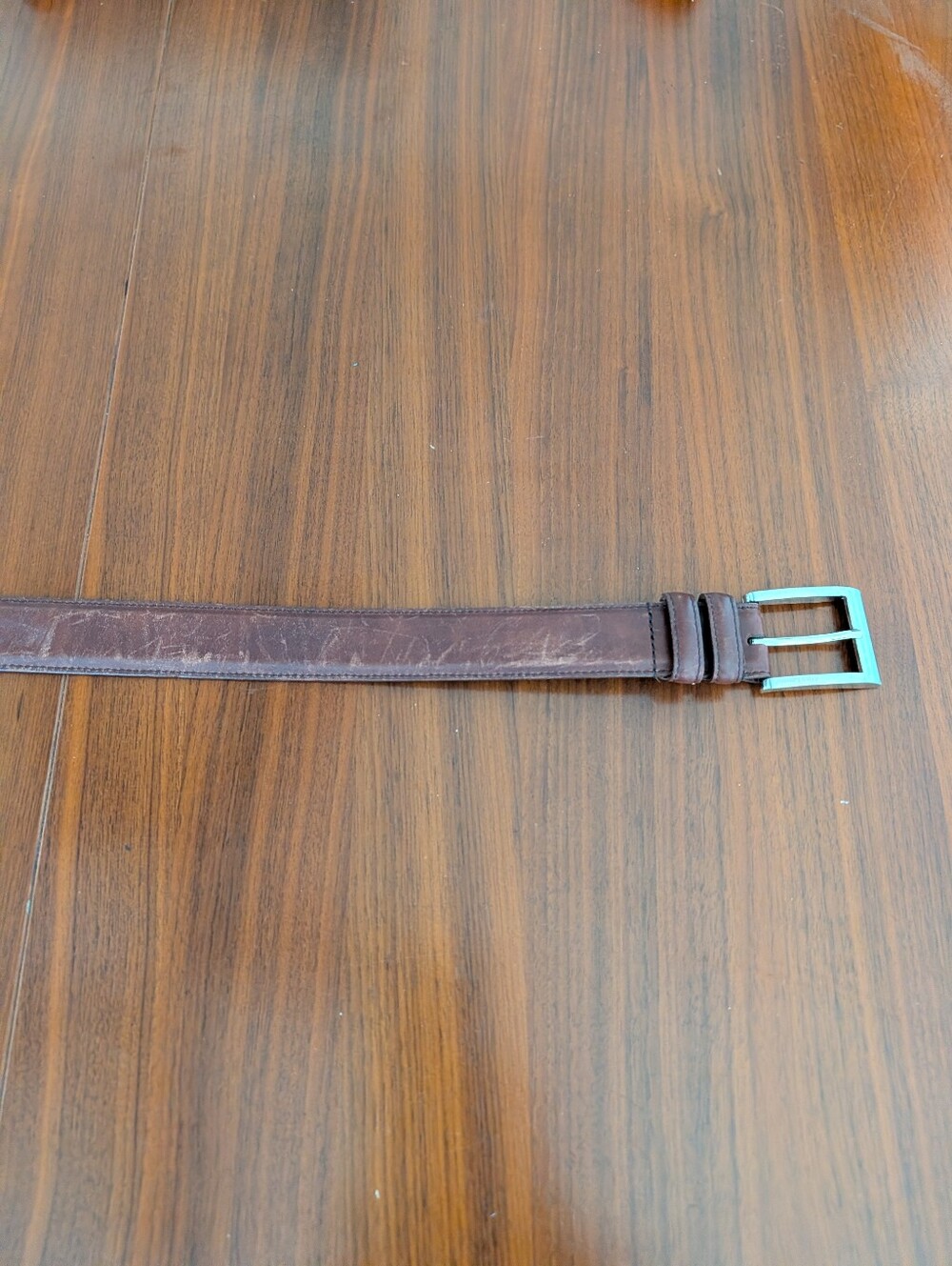 Allen Edmonds Men's 40 Brown Calfskin 39506 Leather Belt Pre Owned